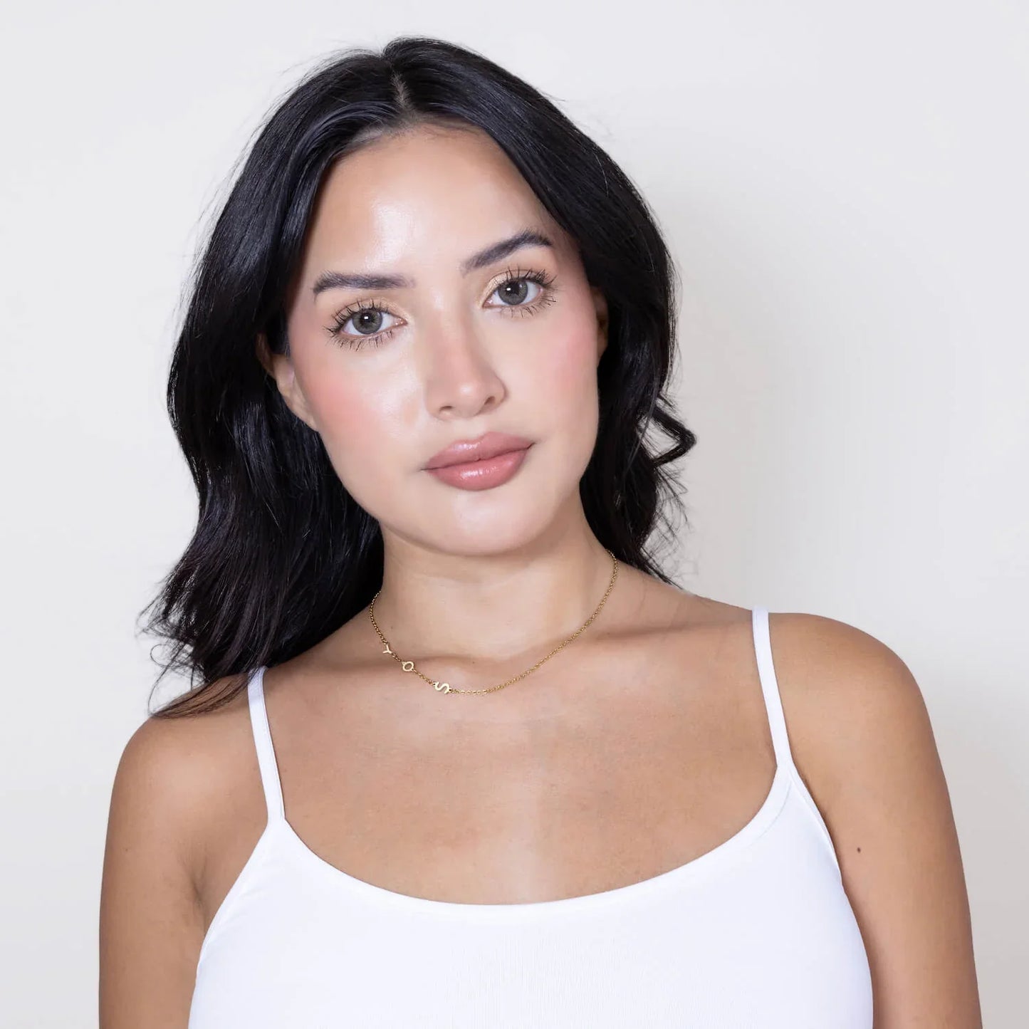 Collana personalizzata con iniziale laterale